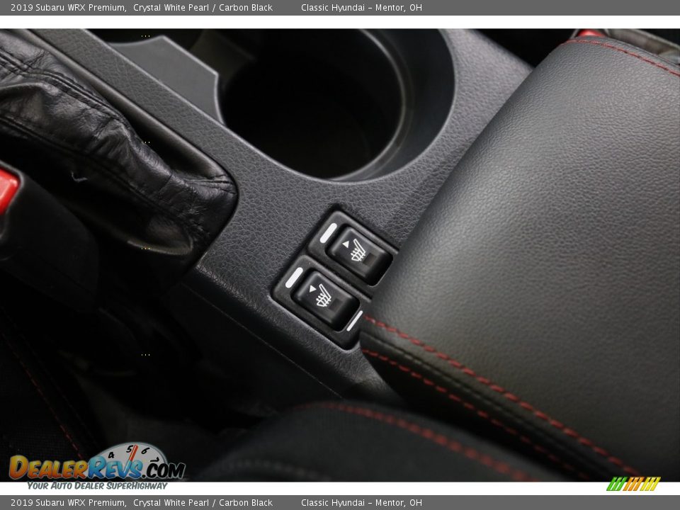 2019 Subaru WRX Premium Crystal White Pearl / Carbon Black Photo #18