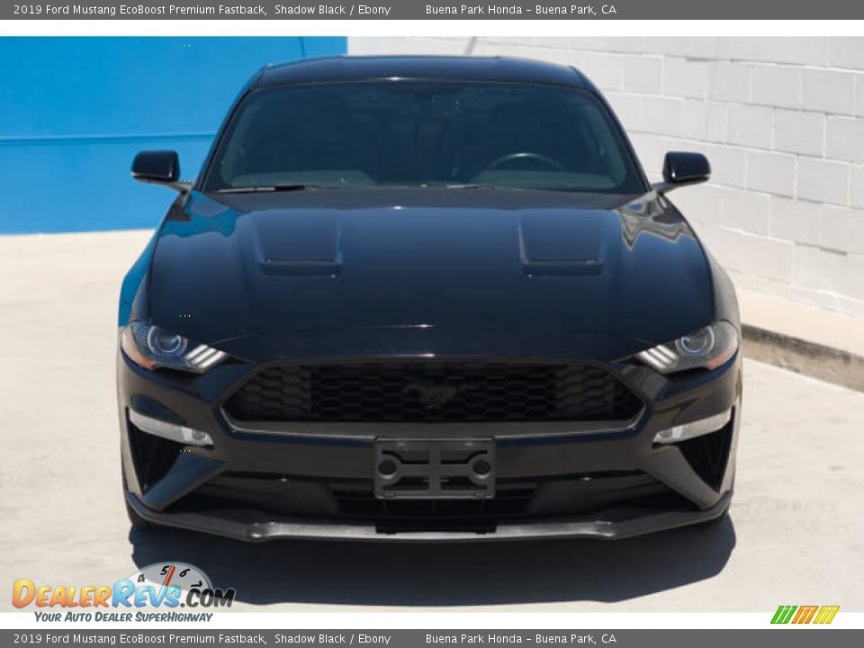 2019 Ford Mustang EcoBoost Premium Fastback Shadow Black / Ebony Photo #7