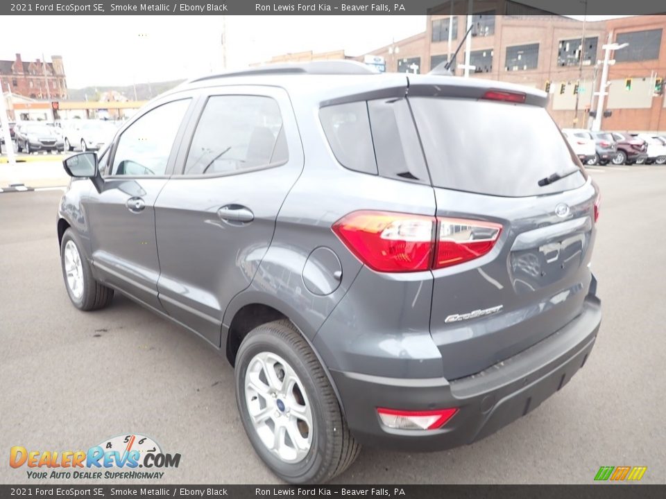 2021 Ford EcoSport SE Smoke Metallic / Ebony Black Photo #6