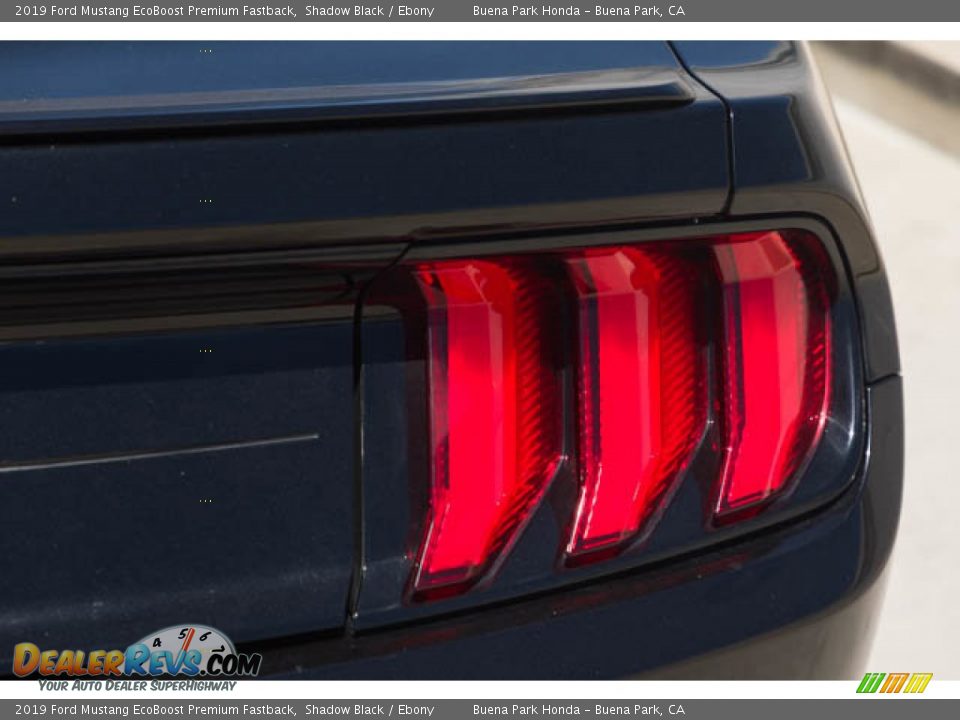 2019 Ford Mustang EcoBoost Premium Fastback Shadow Black / Ebony Photo #11