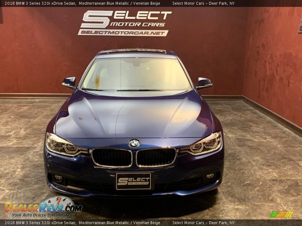 2018 BMW 3 Series 320i xDrive Sedan Mediterranean Blue Metallic / Venetian Beige Photo #2