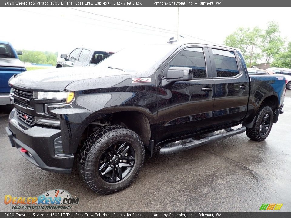 2020 Chevrolet Silverado 1500 LT Trail Boss Crew Cab 4x4 Black / Jet Black Photo #7
