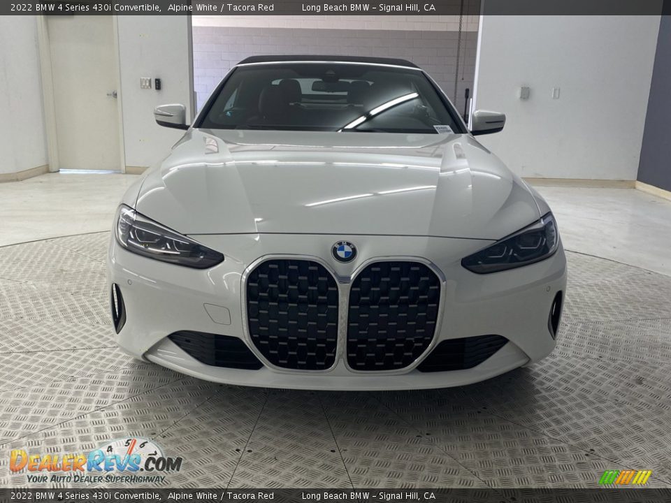 2022 BMW 4 Series 430i Convertible Alpine White / Tacora Red Photo #2