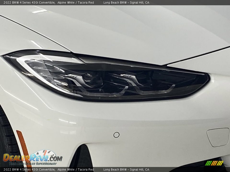 2022 BMW 4 Series 430i Convertible Alpine White / Tacora Red Photo #4