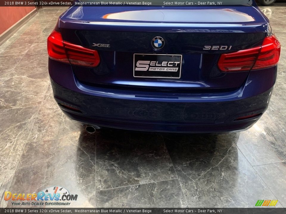 2018 BMW 3 Series 320i xDrive Sedan Mediterranean Blue Metallic / Venetian Beige Photo #6