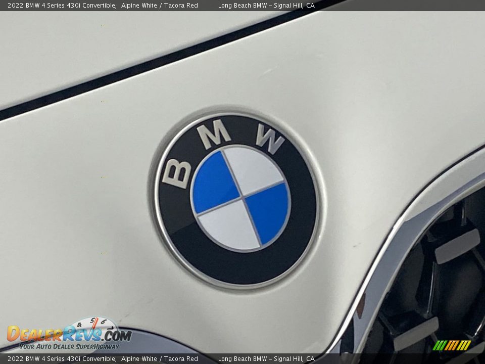 2022 BMW 4 Series 430i Convertible Alpine White / Tacora Red Photo #5