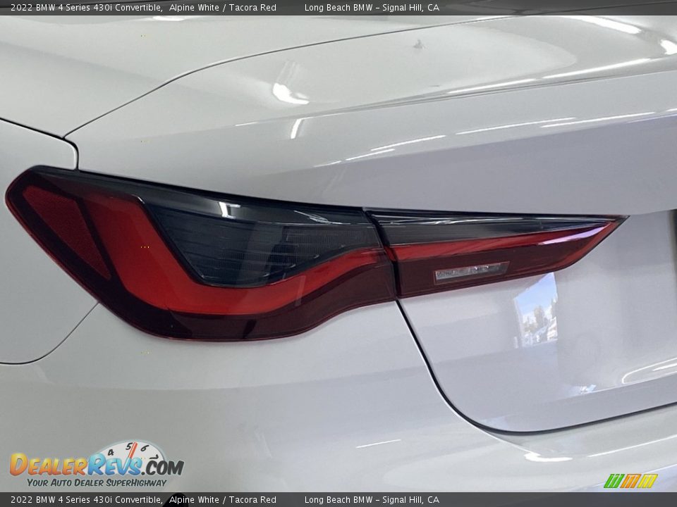 2022 BMW 4 Series 430i Convertible Alpine White / Tacora Red Photo #6