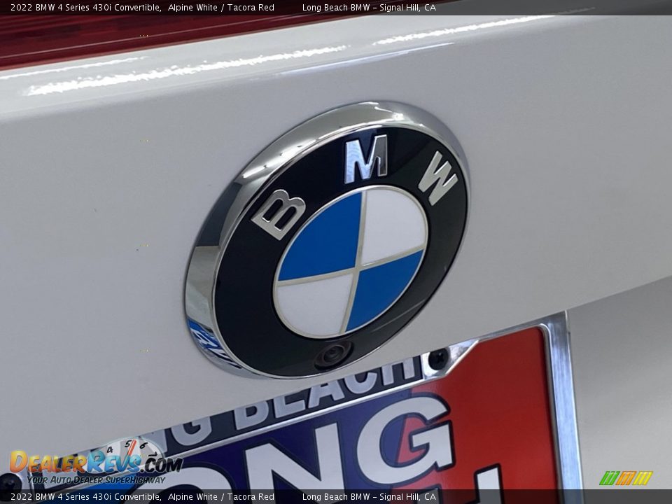 2022 BMW 4 Series 430i Convertible Alpine White / Tacora Red Photo #7