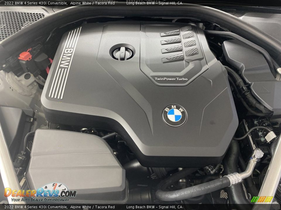 2022 BMW 4 Series 430i Convertible 2.0 Liter DI TwinPower Turbocharged DOHC 16-Valve VVT 4 Cylinder Engine Photo #9