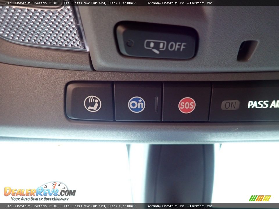 2020 Chevrolet Silverado 1500 LT Trail Boss Crew Cab 4x4 Black / Jet Black Photo #17