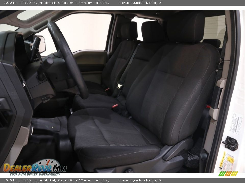 2020 Ford F150 XL SuperCab 4x4 Oxford White / Medium Earth Gray Photo #5