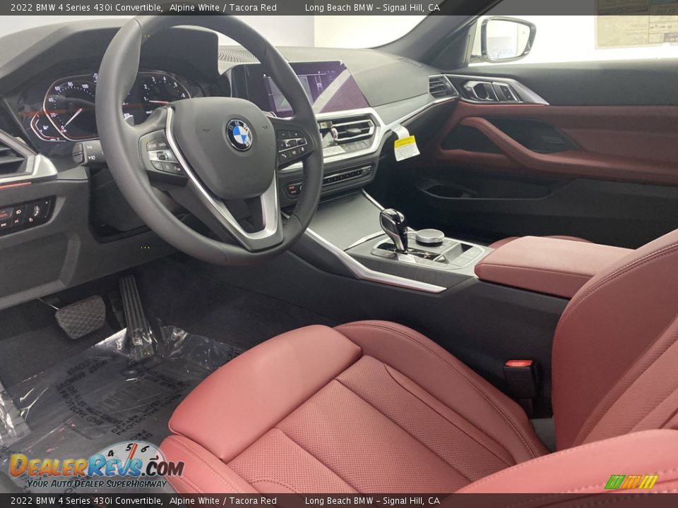 Tacora Red Interior - 2022 BMW 4 Series 430i Convertible Photo #12