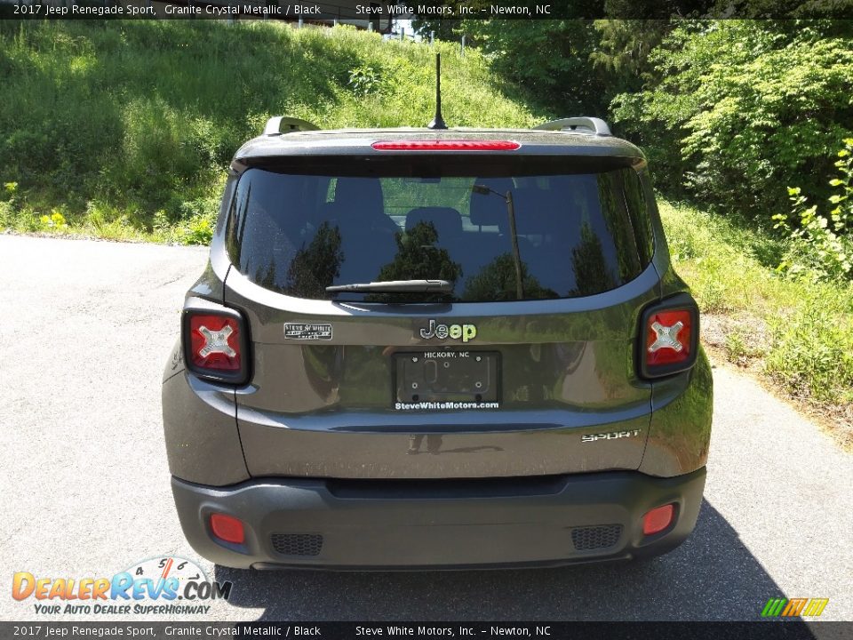 2017 Jeep Renegade Sport Granite Crystal Metallic / Black Photo #10