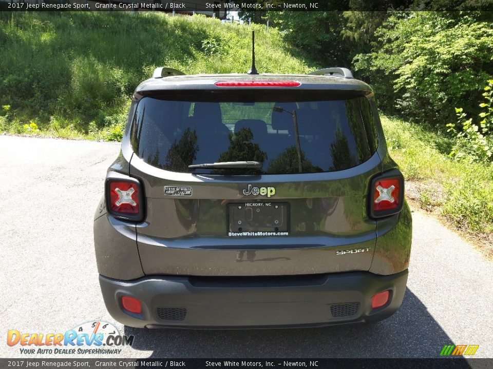 2017 Jeep Renegade Sport Granite Crystal Metallic / Black Photo #10