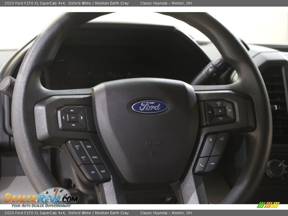 2020 Ford F150 XL SuperCab 4x4 Oxford White / Medium Earth Gray Photo #7