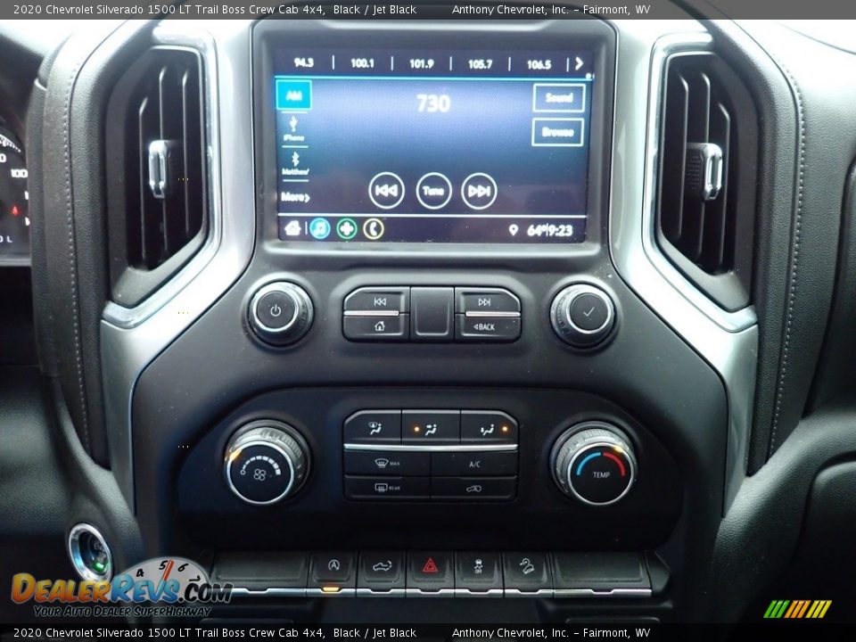 2020 Chevrolet Silverado 1500 LT Trail Boss Crew Cab 4x4 Black / Jet Black Photo #19