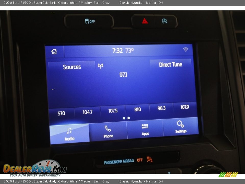 2020 Ford F150 XL SuperCab 4x4 Oxford White / Medium Earth Gray Photo #10