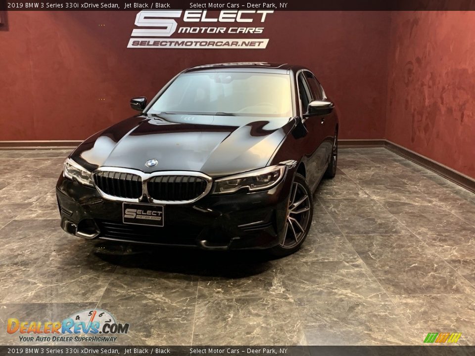 2019 BMW 3 Series 330i xDrive Sedan Jet Black / Black Photo #1