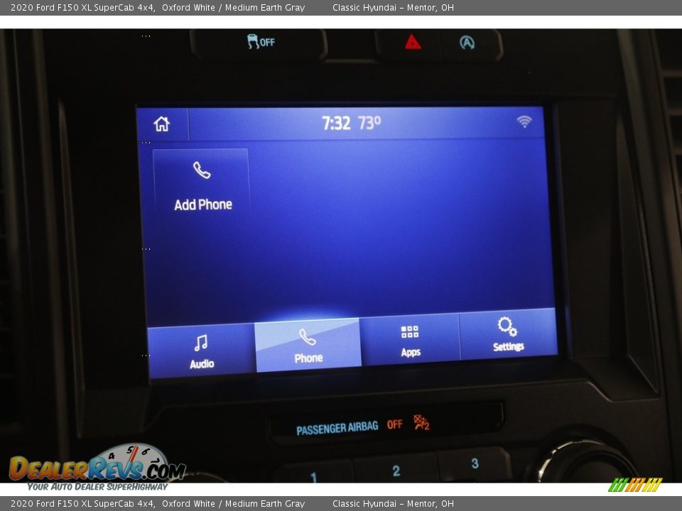 2020 Ford F150 XL SuperCab 4x4 Oxford White / Medium Earth Gray Photo #11