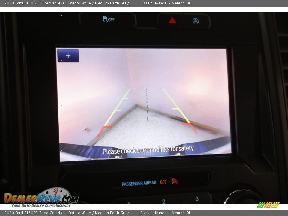 2020 Ford F150 XL SuperCab 4x4 Oxford White / Medium Earth Gray Photo #12