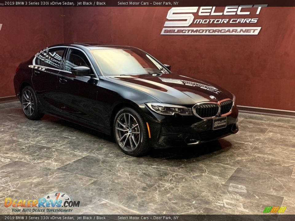 2019 BMW 3 Series 330i xDrive Sedan Jet Black / Black Photo #3