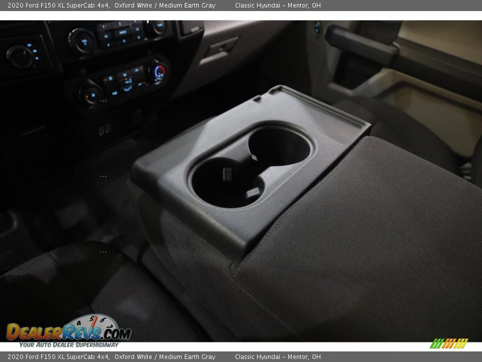 2020 Ford F150 XL SuperCab 4x4 Oxford White / Medium Earth Gray Photo #13