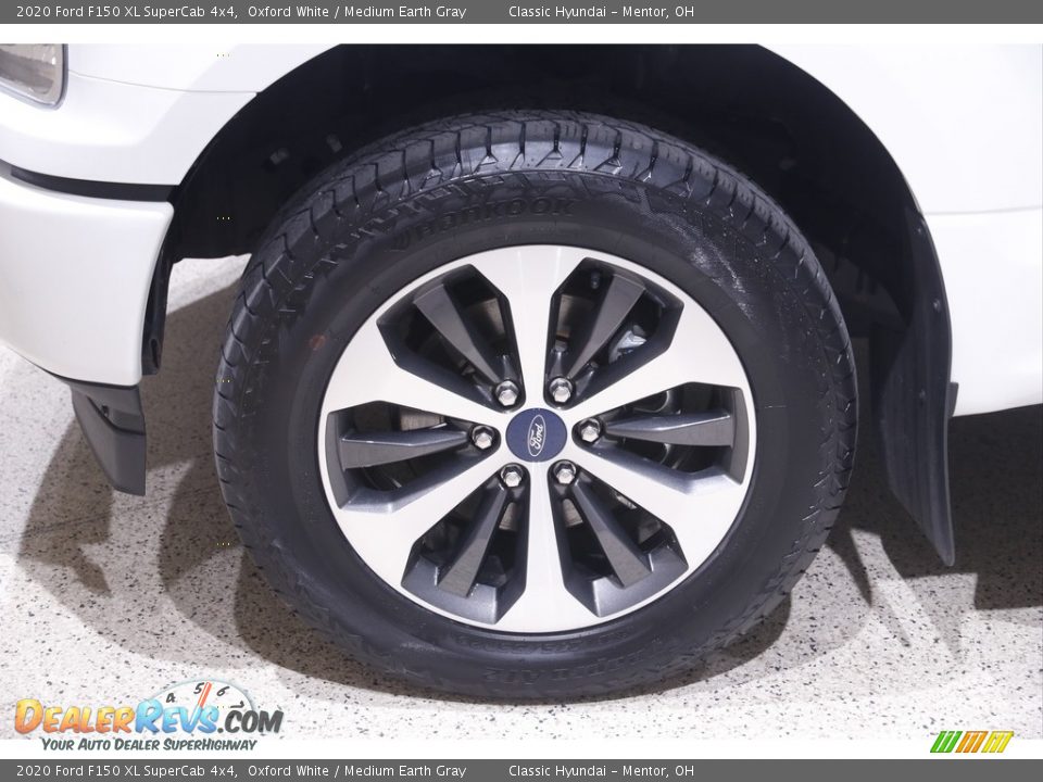 2020 Ford F150 XL SuperCab 4x4 Oxford White / Medium Earth Gray Photo #19