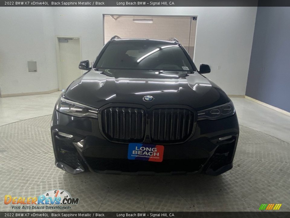 2022 BMW X7 xDrive40i Black Sapphire Metallic / Black Photo #2