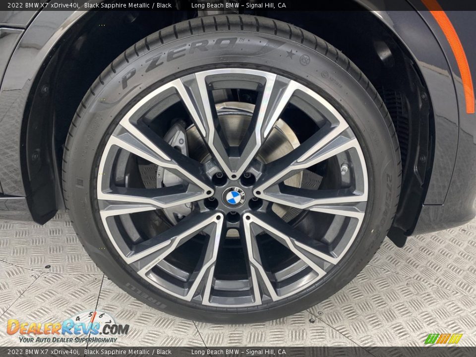 2022 BMW X7 xDrive40i Black Sapphire Metallic / Black Photo #3