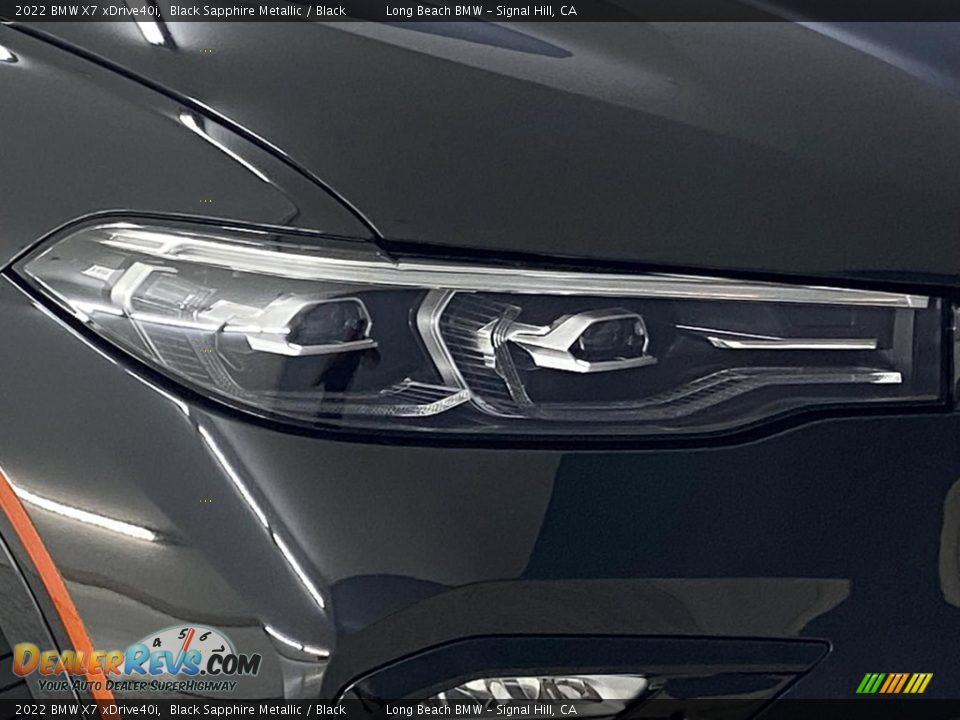 2022 BMW X7 xDrive40i Black Sapphire Metallic / Black Photo #4