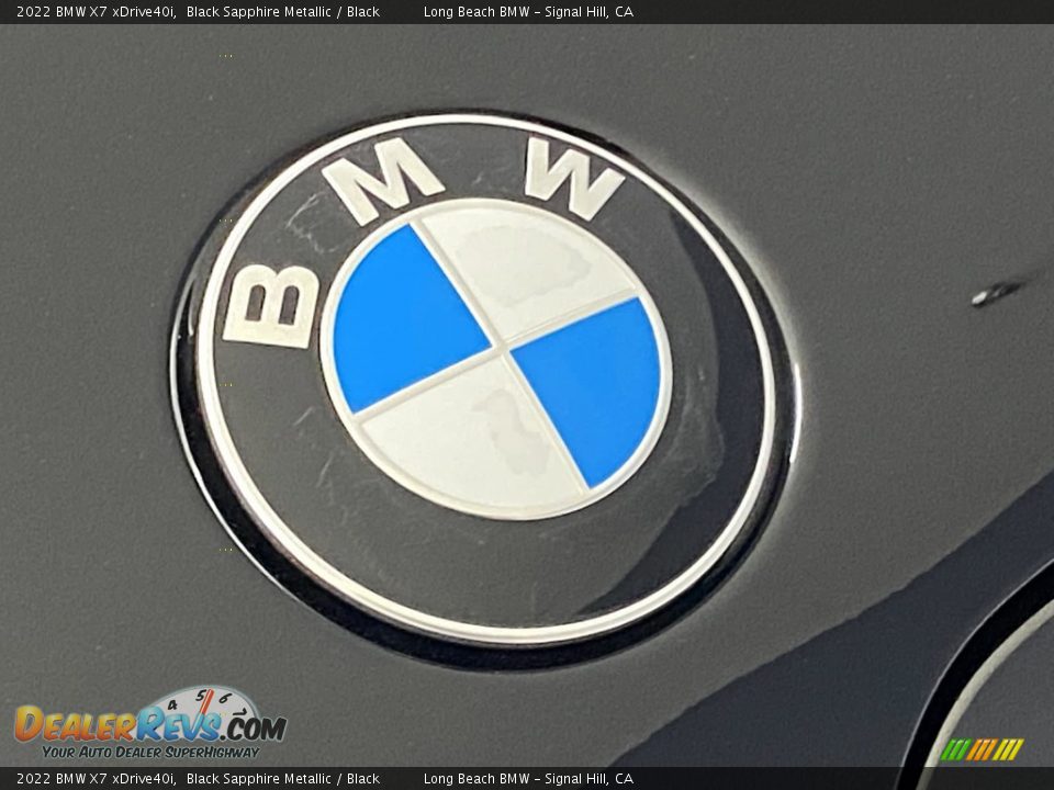 2022 BMW X7 xDrive40i Black Sapphire Metallic / Black Photo #5