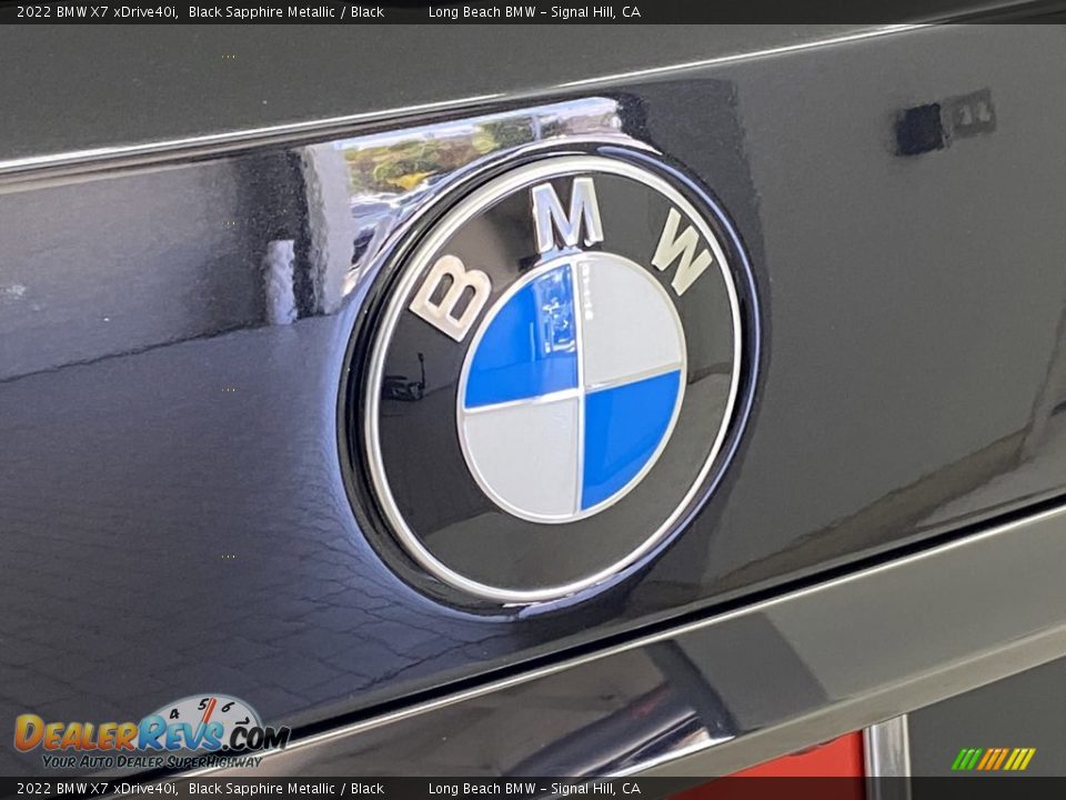 2022 BMW X7 xDrive40i Black Sapphire Metallic / Black Photo #7