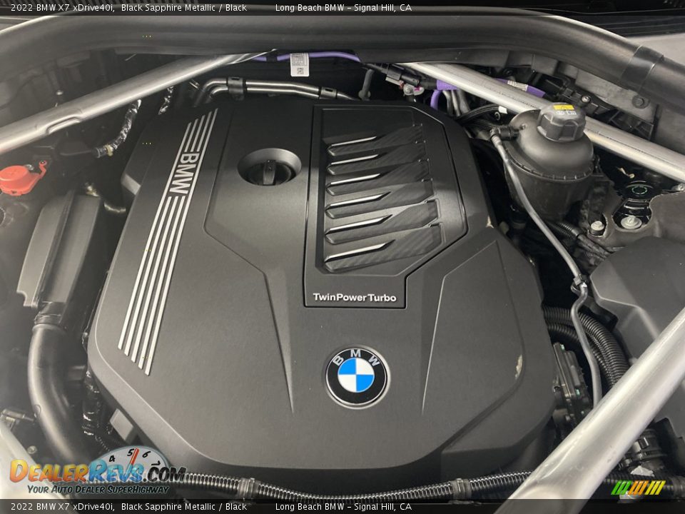 2022 BMW X7 xDrive40i Black Sapphire Metallic / Black Photo #9