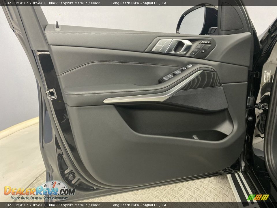 2022 BMW X7 xDrive40i Black Sapphire Metallic / Black Photo #10