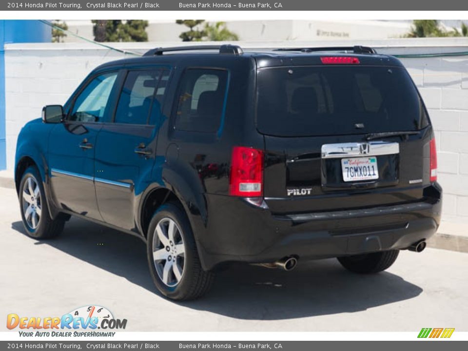 2014 Honda Pilot Touring Crystal Black Pearl / Black Photo #2