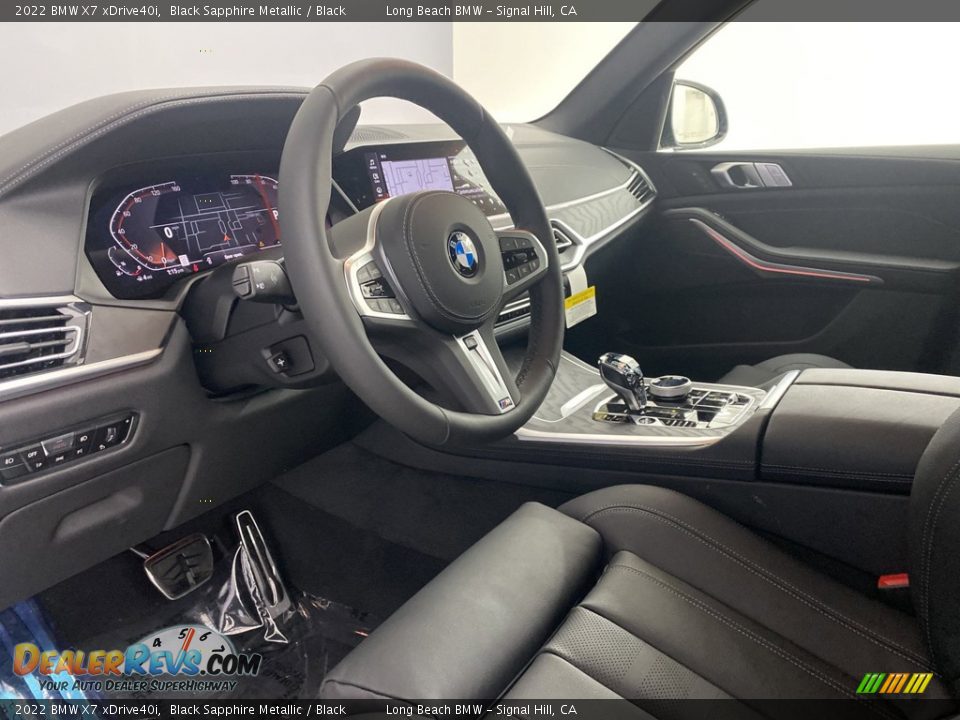 2022 BMW X7 xDrive40i Black Sapphire Metallic / Black Photo #12