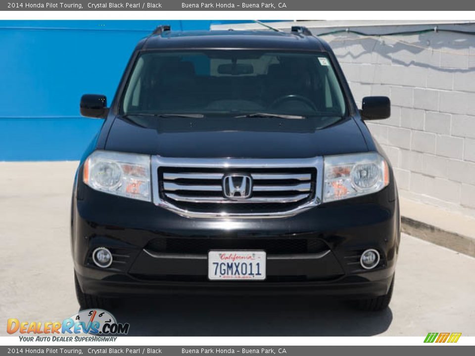 2014 Honda Pilot Touring Crystal Black Pearl / Black Photo #7