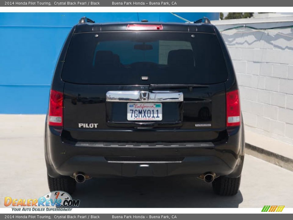 2014 Honda Pilot Touring Crystal Black Pearl / Black Photo #9