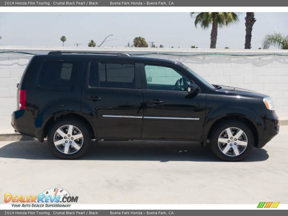 2014 Honda Pilot Touring Crystal Black Pearl / Black Photo #12