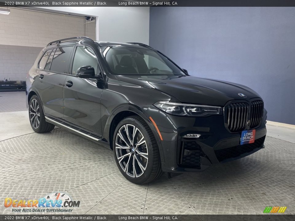 2022 BMW X7 xDrive40i Black Sapphire Metallic / Black Photo #27