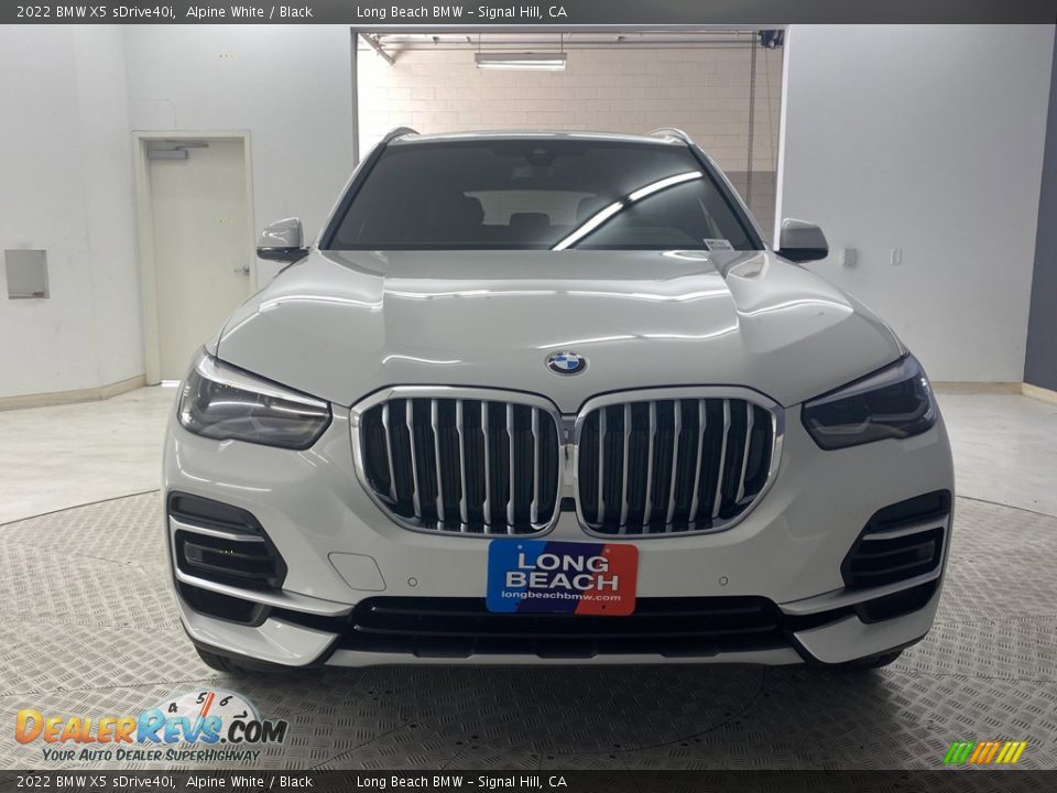 2022 BMW X5 sDrive40i Alpine White / Black Photo #2