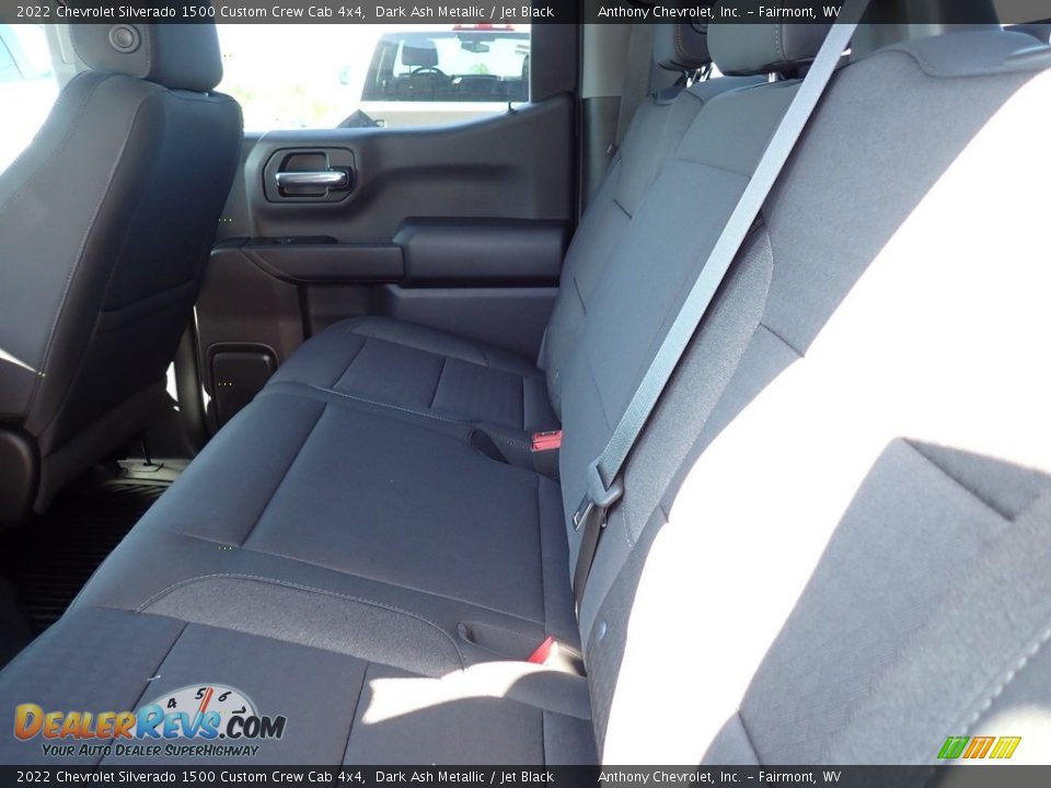 2022 Chevrolet Silverado 1500 Custom Crew Cab 4x4 Dark Ash Metallic / Jet Black Photo #11