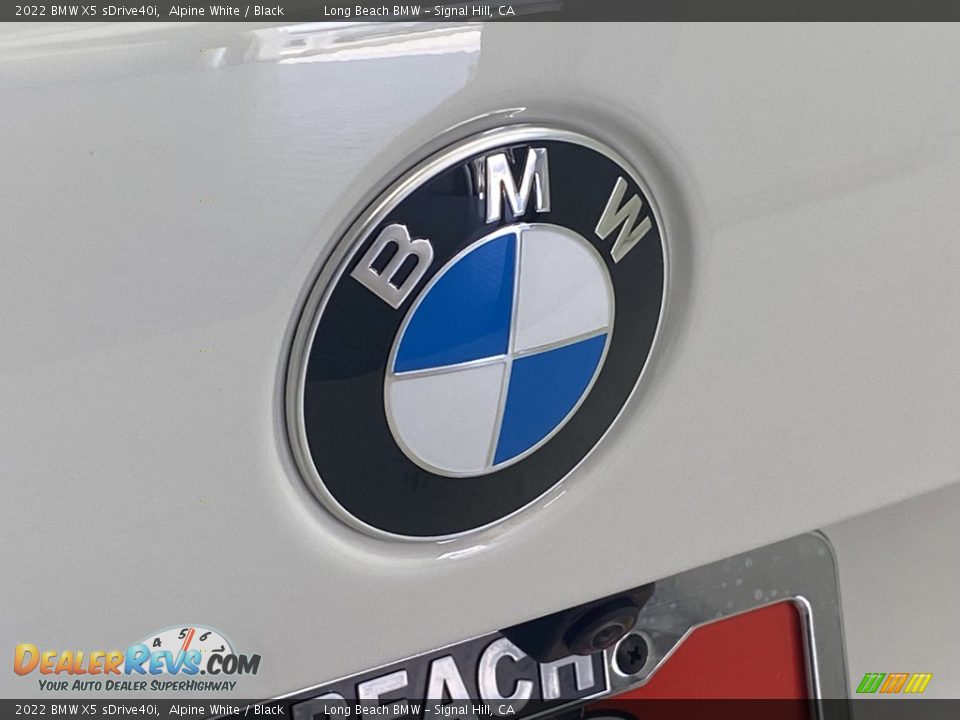 2022 BMW X5 sDrive40i Alpine White / Black Photo #7