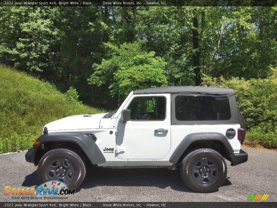 Bright White 2022 Jeep Wrangler Sport 4x4 Photo #1