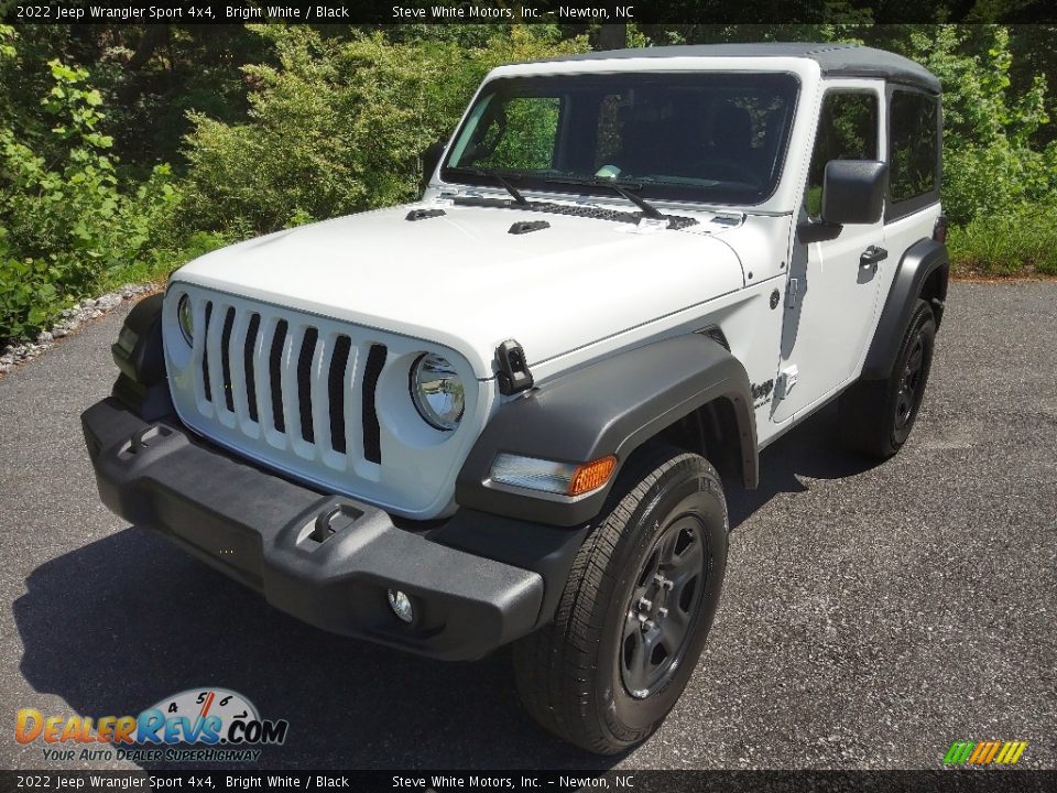 2022 Jeep Wrangler Sport 4x4 Bright White / Black Photo #2