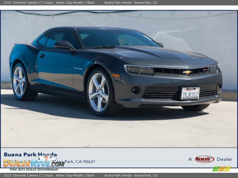 2015 Chevrolet Camaro LT Coupe Ashen Gray Metallic / Black Photo #1