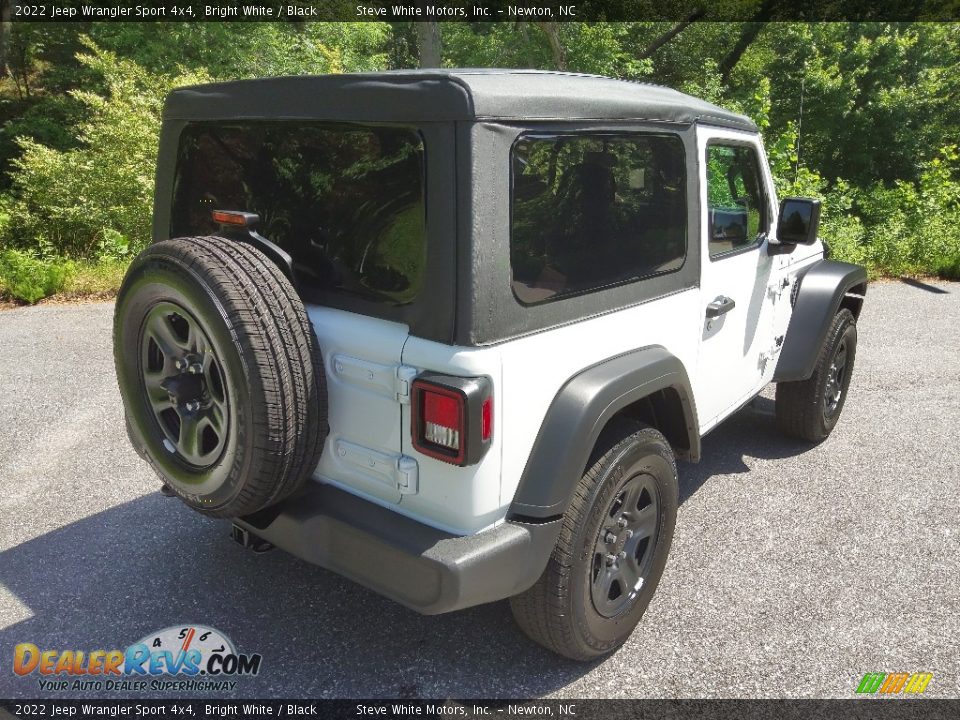 2022 Jeep Wrangler Sport 4x4 Bright White / Black Photo #6