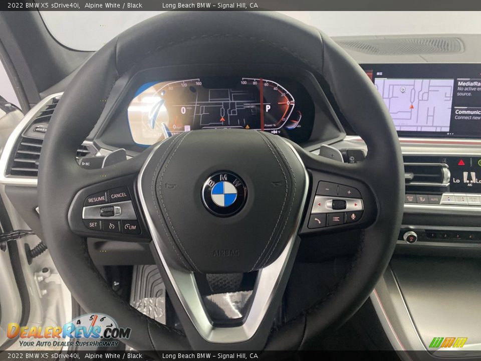 2022 BMW X5 sDrive40i Steering Wheel Photo #14