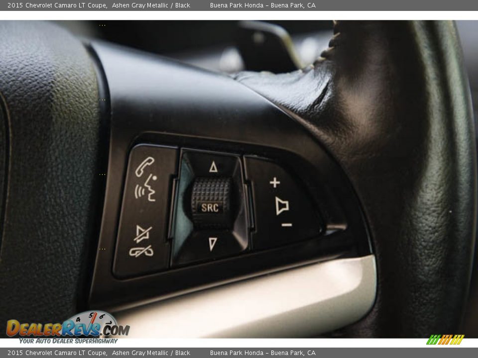 2015 Chevrolet Camaro LT Coupe Ashen Gray Metallic / Black Photo #17