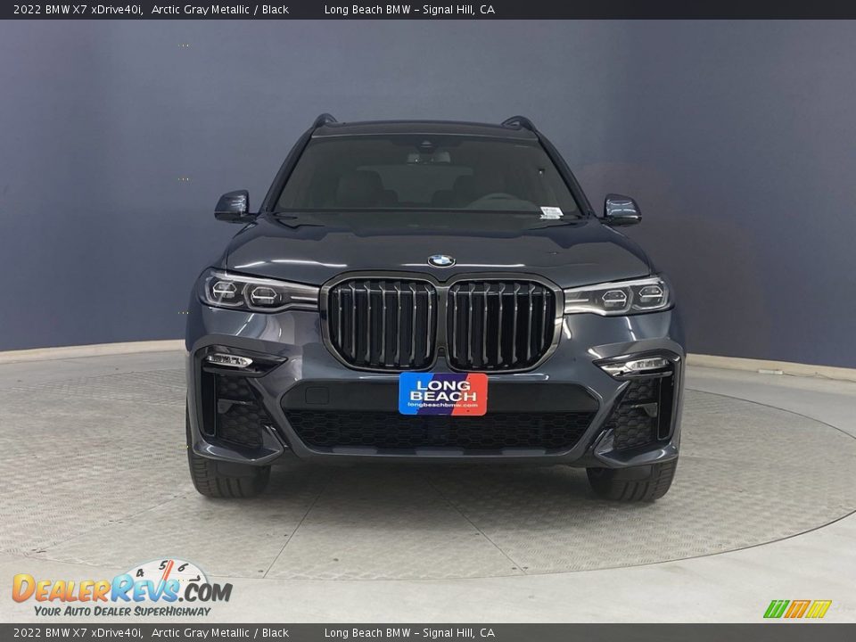 2022 BMW X7 xDrive40i Arctic Gray Metallic / Black Photo #2